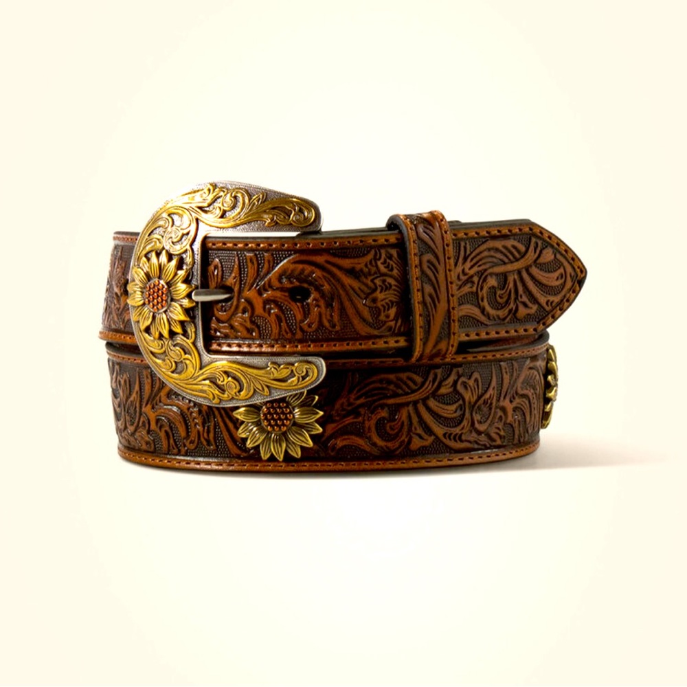 Ariat Women's Sunflower Medallion Belt